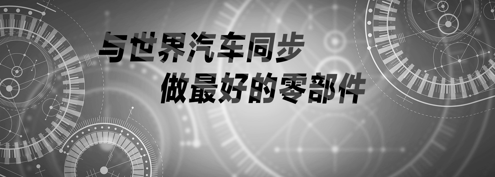 與世界汽車(chē)同步，做最好的零部件